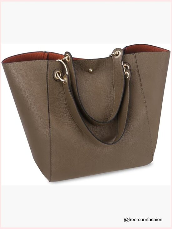 Handbags - Extra Large Leather Tote Bag for Women Work Travel Shoulder Handbag